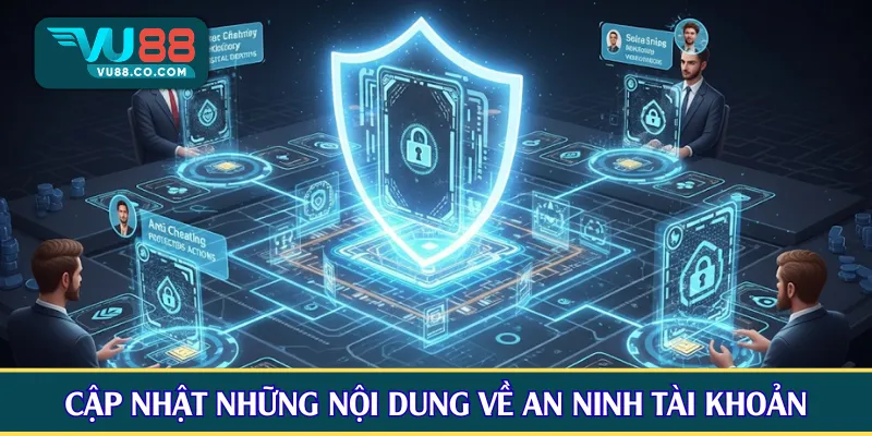 Cập nhật những nội dung về an ninh tài khoản