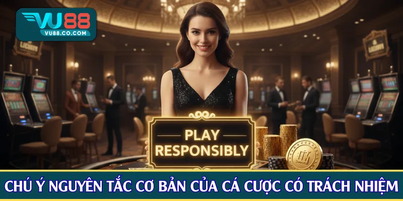 Chú ý nguyên tắc cơ bản của cá cược có trách nhiệm