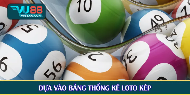 Dựa vào bảng thống kê loto kép