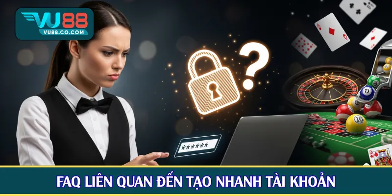 FAQ liên quan đến tạo nhanh tài khoản