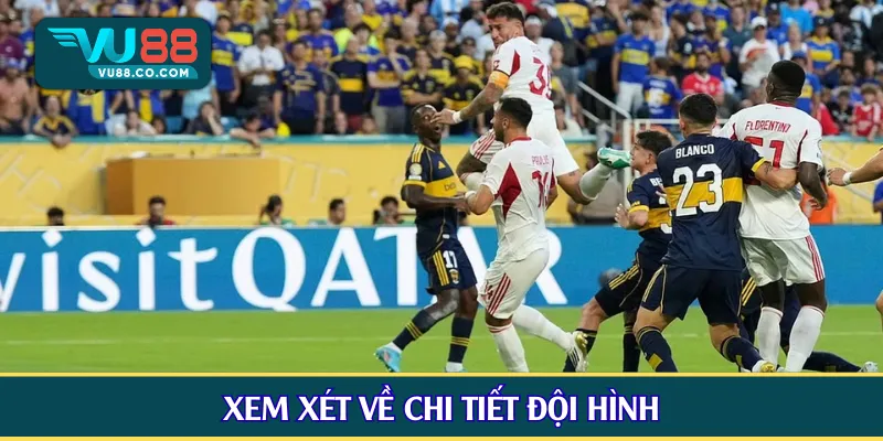 Xem xét về chi tiết đội hình